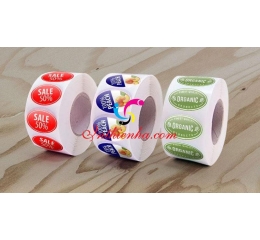 In tem nhãn Decal dạng cuộn giá rẻ Hà Nội uy tín chuyên nghiệp