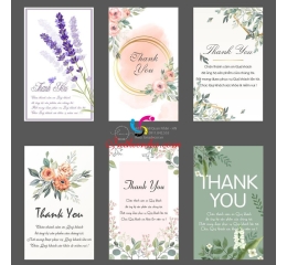 In Thiệp Cảm Ơn Khách Hàng Theo Yêu Cầu - Cẩm Nang 2024