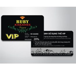In Card Visit Karaoke Sang Trọng - Nâng Tầm Đẳng Cấp | IN THIÊN HÀ