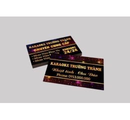 In Card Karaoke Ở Hà Nội - Dịch Vụ In Ấn Chuyên Nghiệp 2026
