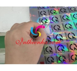 Báo giá in tem 7 màu Hologram giá rẻ nhất tại Hà Nội năm 2024