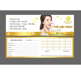 In Thẻ Liệu Trình Spa Chuyên Nghiệp Tại Hà Nội