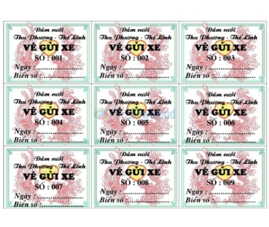 In vé xe đám cưới, chung cư, bệnh viện giá rẻ tại Hà Nội lấy ngay