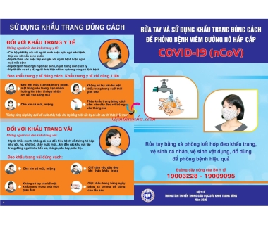 Mẫu tờ rơi in phòng chống dịch bệnh chuẩn bộ y tế
