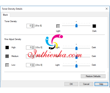 Cách chỉnh độ đậm nhạt của máy in canon 2900 và 3300 đơn giản
