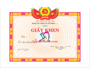 30+ Mẫu giấy khen đảng viên xuất sắc tải và in nhiều nhất