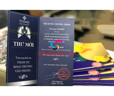 In giấy mời sự kiện giá rẻ tại Hà Nội – 230+ Mẫu đẹp nhất