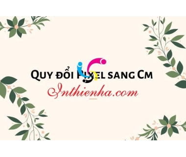 Đổi pixel sang cm, 1 pixel bằng bao nhiêu cm và tác dụng