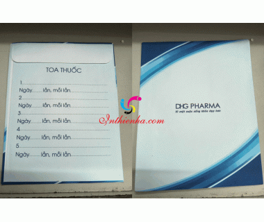 In túi giấy đựng thuốc tây, dược phẩm giá rẻ tại Hà Nội