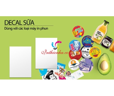 In decal sữa giá rẻ Hà Nội [Báo giá rẻ nhất lấy ngay]
