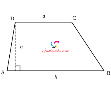 Công thức tính [Chu vi][Diện tích] Hình Thang thường, vuông, cân