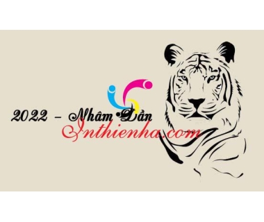 Download miễn phí con Hổ vector chào tết Nhâm Dần 2022