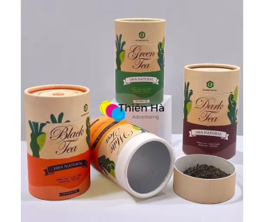 Xu Hướng In Hộp Trụ Tròn: Giải Pháp Đóng Gói Sang Trọng và Nâng Tầm Giá Trị Quà Tặng