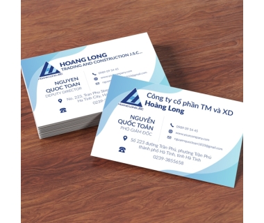 Xu Hướng In Card Visit Tại Hà Nội 2026 – Giải Pháp Cho Nhà Xe, Khách Sạn Và Nhà Hàng