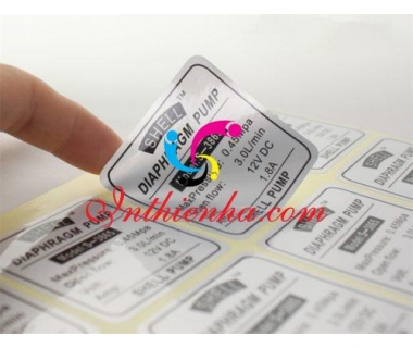 In tem nhãn Decal giá rẻ lấy ngay tại Quốc Oai – in cả số lượng ít