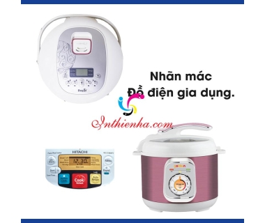 In tem nhãn mác cho đồ điện gia dụng giá rẻ tại Hà Nội lấy ngay