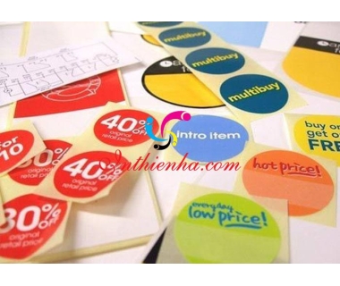 In tem nhãn Decal, Sticker giá rẻ lấy ngay tại Hoài Đức