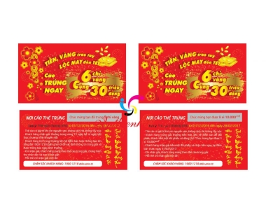 In thẻ cào trúng thưởng chuyên nghiệp báo giá rẻ nhất tại Hà Nội [2021]