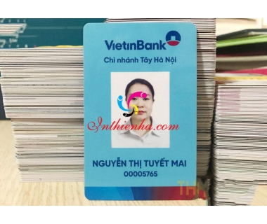 In thẻ nhân viên, học sinh, sinh viên / Báo giá rẻ tại Hà Nội