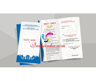 In thiệp mời khai trương, giấy mời giá rẻ tại Hà Nội – Thiết kế miễn phí