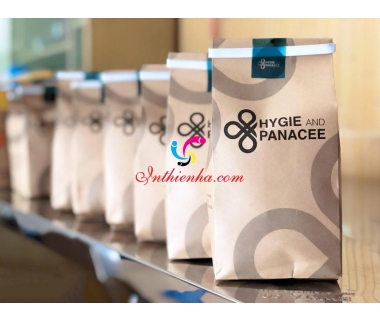 In túi giấy đựng cà phê giá rẻ tại hà Nội – In Mẫu Túi Free 100%