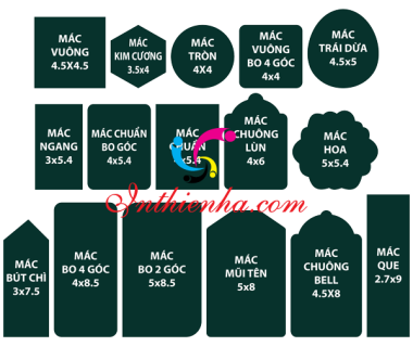 Kích thước tag mác quần áo thông dụng nhất cho Shop thời trang