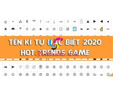 1001 kí tự đặc biệt 2021 cho: Lol, Liên Quân, Free Fire, Facebook