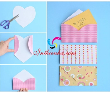 Cách gấp phong bì Handmade Từ Giấy A4 đẹp đơn giản ngay tại nhà