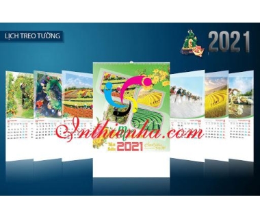 7 Kích thước lịch treo tường phổ biến thông dụng nhất Hiện Nay