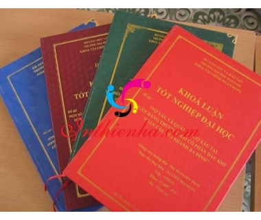 In luận văn giá rẻ / Đóng bìa luận văn mạ vàng lấy ngay tại Hà Nội