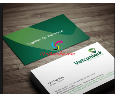 Mẫu card visit ngân hàng đẹp chuyên nghiệp được In nhiều nhất