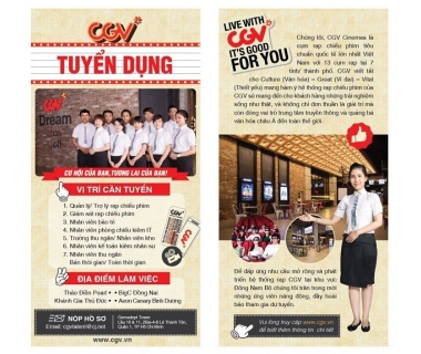 Mẫu tờ rơi tuyển dụng dành cho tất cả các công ty được in nhiều nhất