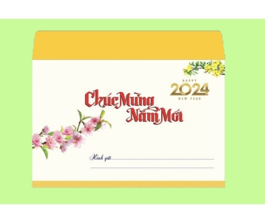 99+ mẫu phong bì chúc mừng năm mới đẹp, ấn tượng nhất