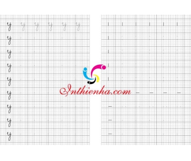 In mẫu vở tập viết 29 chữ cái cho học sinh lớp 1 cỡ 4 Ô Ly giá rẻ