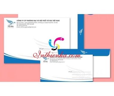 In phong bì công ty nội thất giá rẻ tại Hà Nội chỉ 750đ/ Chiếc
