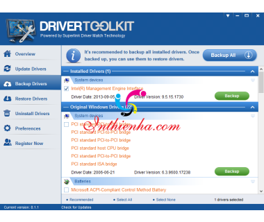 Share Key Driver Toolkit 8.5.1 bản quyền miễn phí mới nhất update 2021
