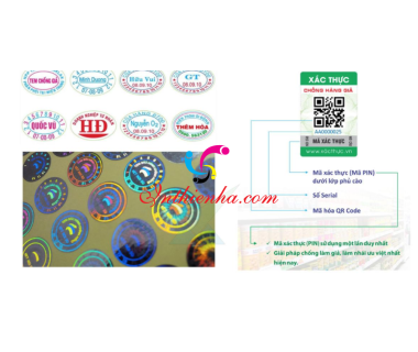 Tem chống hàng giả có cấu tạo như thế nào? Yếu tố cấu thành