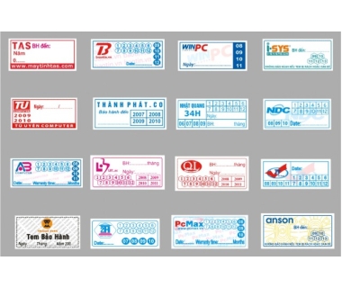 Khám phá các chất liệu in tem vỡ bảo hành phổ biến