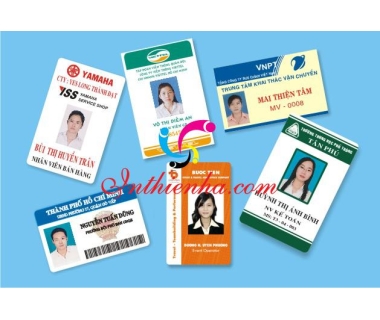 In thẻ tên PVC chuyên nghiệp, giá rẻ tại Hà Nội [Giao FREE]