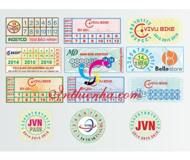 Font chữ thiết kế tem bảo hành đẹp [Xuất Sắc] khó làm được giả