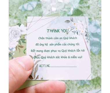 In Thẻ Liệu Trình Spa Và Thiệp Cảm Ơn Khách Hàng – Giải Pháp Chăm Sóc Khách Hàng 2026