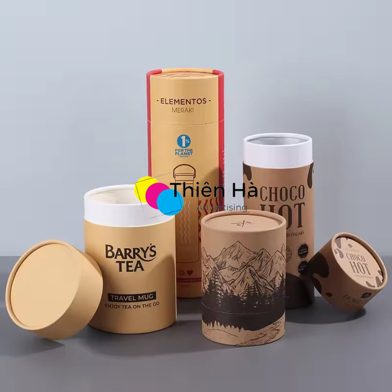 hộp trụ tròn đựng quà tặng