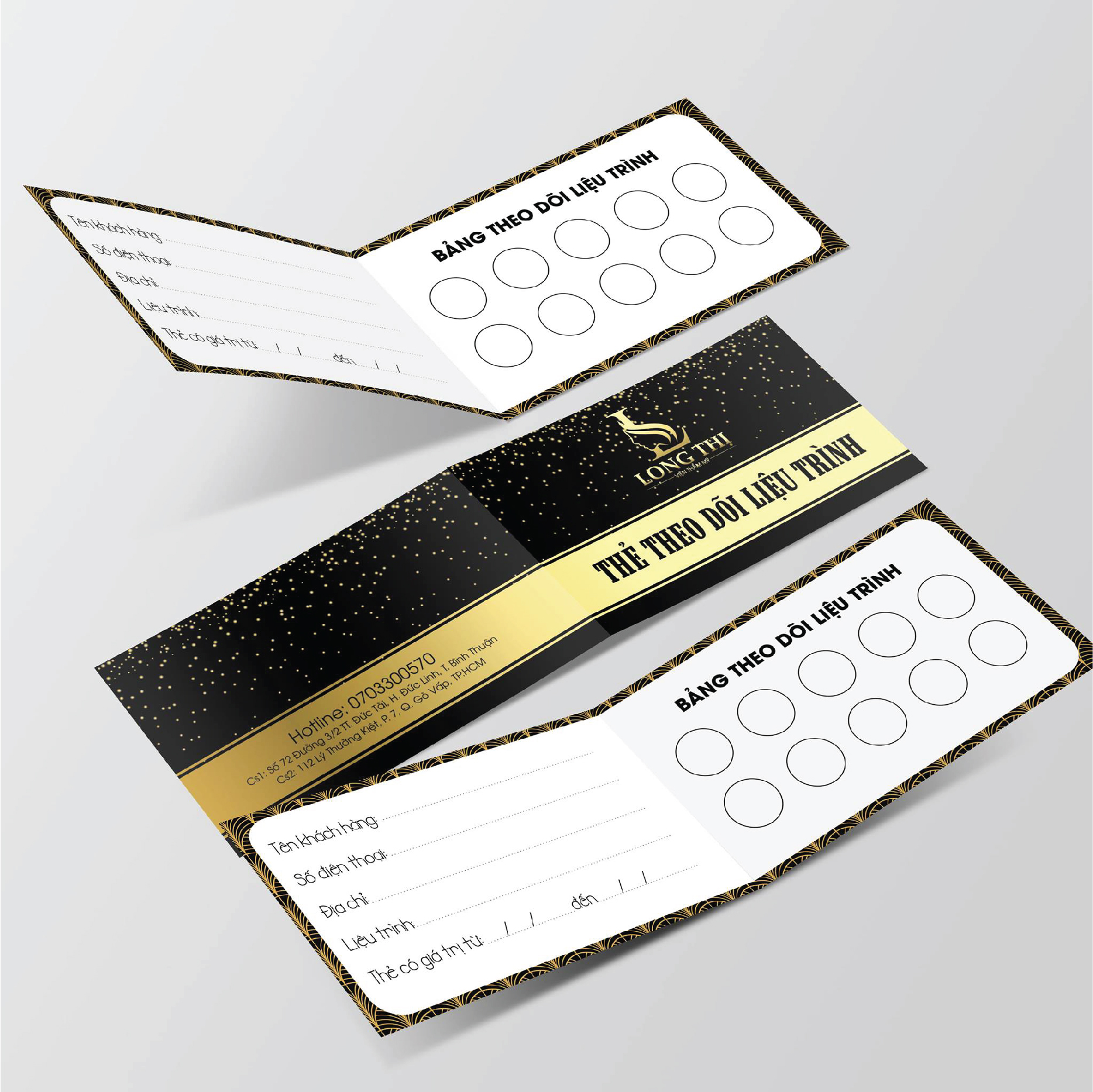 mẫu in thẻ liệu trình đẹp