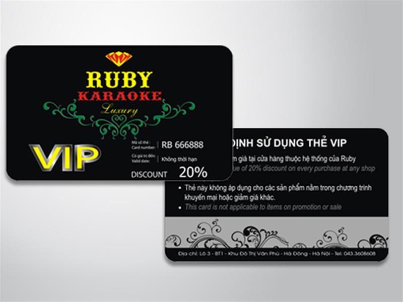 in card khách sạn