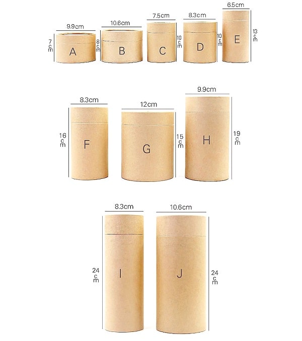 In hộp trụ tròn