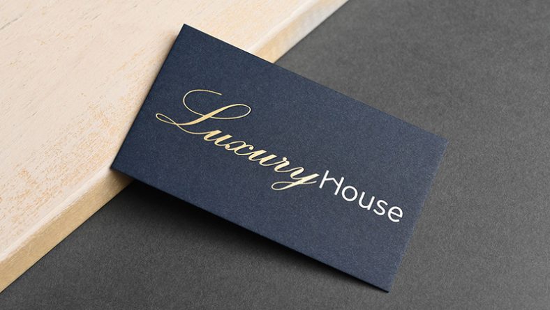 Mẫu card visit khách sạn luxury house