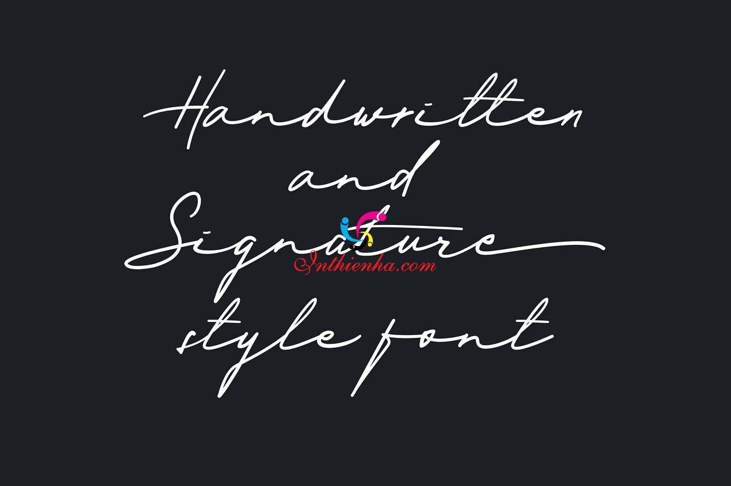 Download font chữ ký signature viết tay tuyệt đẹp đẳng cấp