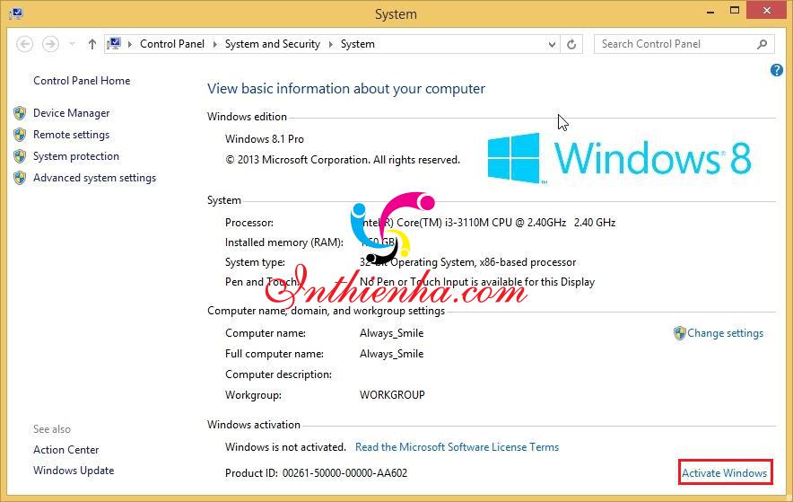 Product Key Active Windows 8 81 Pro 3264 Bit Cập Nhật Miễn Phí 2021